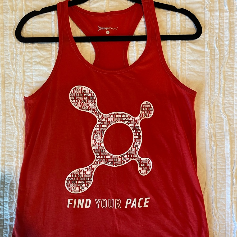 Red Orangetheory tank top